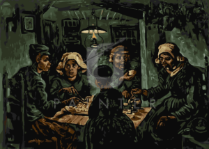 Malowanie po numerach Malowanie po numerach «Vincent van Gogh. Jedzący kartofle»