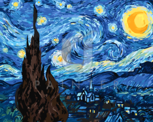 Malowanie po numerach Malowanie po numerach «Vincent van Gogh. Gwiaździsta noc» фото