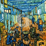 Malowanie po numerach «Vincent van Gogh. Oddział w szpitalu w Arles»