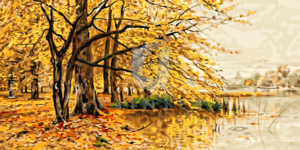 Malowanie po numerach Malowanie po numerach «Walter Moras. Jesienny dzień w Poczdamie» фото