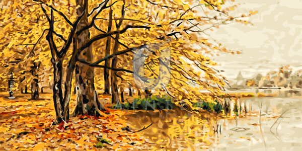 Malowanie po numerach Malowanie po numerach «Walter Moras. Jesienny dzień w Poczdamie» фото