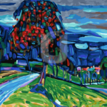 Malowanie po numerach Malowanie po numerach «Wassily Kandinsky. Jesień w Murnau»