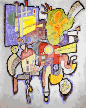 Malowanie po numerach Malowanie po numerach «Wassily Kandinsky. Zawile proste» фото