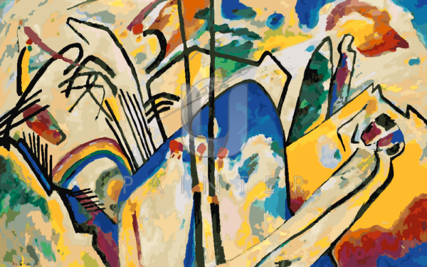 Malowanie po numerach Malowanie po numerach «Wassily Kandinsky. Kompozycja IV»