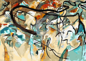 Malowanie po numerach Malowanie po numerach «Wassily Kandinsky. Kompozycja V» фото