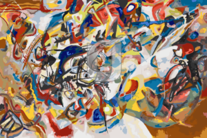 Malowanie po numerach Malowanie po numerach «Wassily Kandinsky. Kompozycja VII» фото