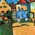 Malowanie po numerach «Wassily Kandinsky. Grüngasse w Murnau»