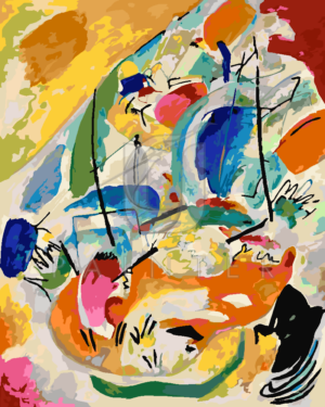 Malowanie po numerach Malowanie po numerach «Wassily Kandinsky. Improwizacja 31 (bitwa morska)» фото