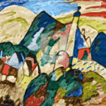 Malowanie po numerach Malowanie po numerach «Wassily Kandinsky. Murnau z kościołem II (1910)»