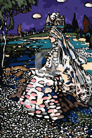 Malowanie po numerach Malowanie po numerach «Wassily Kandinsky. Rosyjska piękność w pejzażu» фото