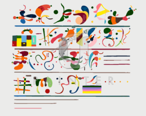 Malowanie po numerach Malowanie po numerach «Wassily Kandinsky. Sekwencja» фото