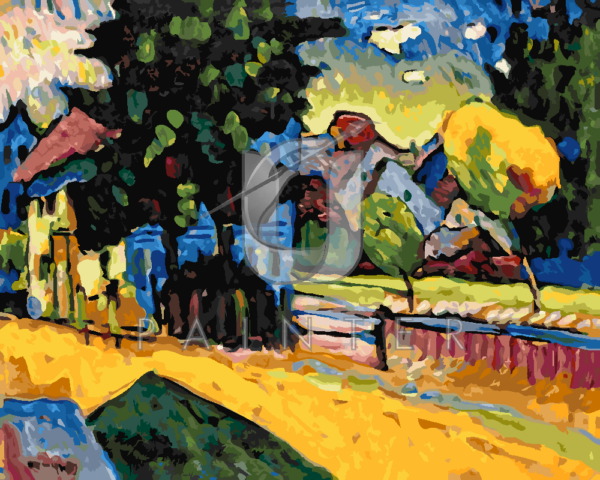 Malowanie po numerach Malowanie po numerach «Wassily Kandinsky. Widok na Murnau»