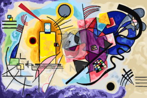 Malowanie po numerach Malowanie po numerach «Wassily Kandinsky. Żółty-czerwony-niebieski» фото