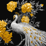 Malowanie po numerach «Biały feniks /Złota seria/»