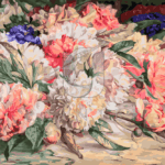 Malowanie po numerach «William Jabez Muckley. Piwonie»