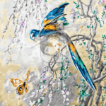 Malowanie po numerach Malowanie po numerach «William Mussill. Papuga i motyl»
