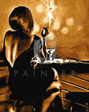 Malowanie po numerach Malowanie po numerach «Kobieta z papierosem» фото