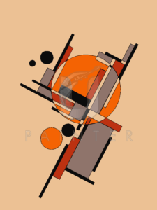 Malowanie po numerach «Jakow Czernichow. Suprematystyczna kompozycja»