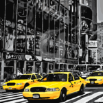 Malowanie po numerach «Żółta taksówka w Nowym Jorku»
